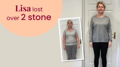 Lisa has lost over 2 stone