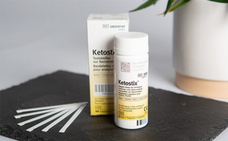 ketostix pot with strips